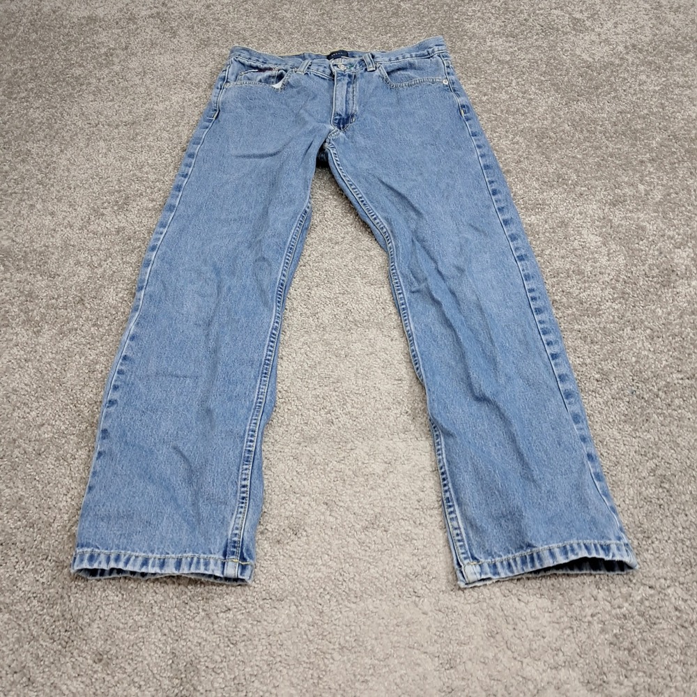 Tommy Jeans Womens Size 5 Medium Wash Straight Leg Denim Blue Jeans 8485